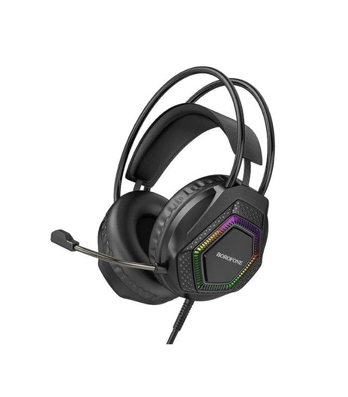 Borofone BO105 Thunder Gaming Headphones, Black Headset_Phonemart Borofone BO105 Thunder Gaming Headphones, Black Headset